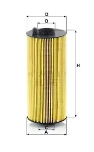 HU 11 003 z MANN-FILTER Filtr oleju hu 11 003 z