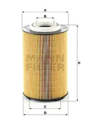 Filtr oleju hu 1291/1 z MAN LION´S REGIO MANN-FILTER