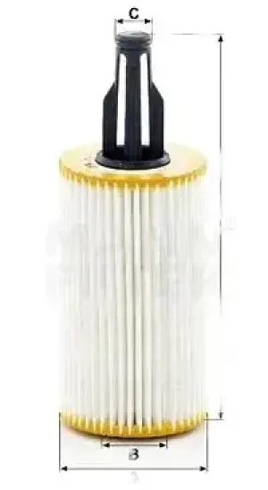 Filtr oleju hu 7025 z MERCEDES-BENZ SLK R172 MANN-FILTER