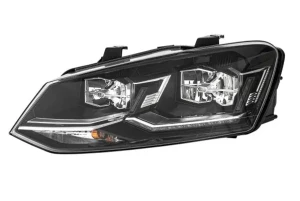 Reflektor lampa lewa led z żarówką VW POLO V HELLA