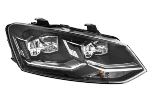 Reflektor lampa prawa led z żarówką VW POLO V HELLA