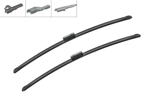 Pióro wycieraczki bezprzegubowe PEUGEOT 407 BOSCH