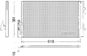 DCN05014 DENSO Skraplacz chłodnica klimatyzacji