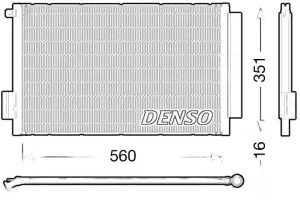 DCN09043 DENSO Skraplacz chłodnica klimatyzacji