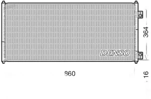 DCN10032 DENSO Skraplacz chłodnica klimatyzacji