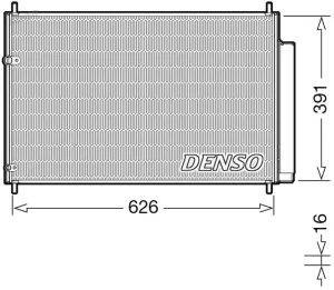 DCN50041 DENSO Skraplacz chłodnica klimatyzacji