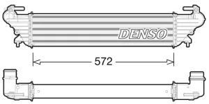 1.4 LPG, 1.6 D, 1.6 FIAT TIPO II Chłodnica powietrza intercooler DENSO