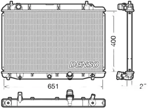 DRM40036 DENSO Chłodnica wody