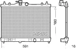 1.6 NISSAN JUKE Chłodnica wody DENSO