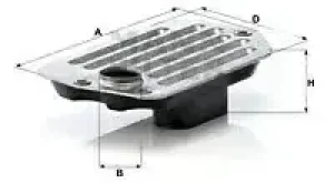 Filtr hydrauliczny skrzyni biegów h 2120 x kit AUDI A6 C4 MANN-FILTER