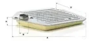 Filtr hydrauliczny skrzyni biegów h 2425 x kit BMW 5 E39 MANN-FILTER