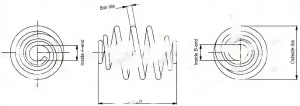 Ressort de suspension OPEL MERIVA B MONROE
