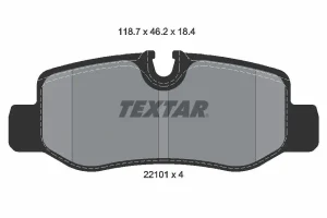 Klocki hamulcowe tył MERCEDES-BENZ VITO W447 TEXTAR