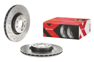 Tarcza hamulcowa przód perforowana ABARTH 500 / 595 / 695 BREMBO