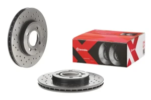 Tarcza hamulcowa przód perforowana VW GOLF III BREMBO