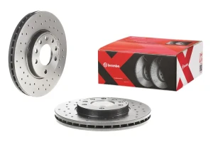 Tarcza hamulcowa przód perforowana OPEL ASTRA H BREMBO
