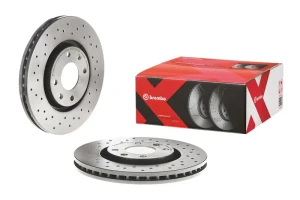 Tarcza hamulcowa przód perforowana PEUGEOT 3008 BREMBO