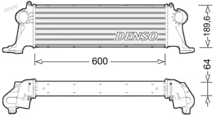 35C15,, 29S13,, 35C17,, 29L15,, 26L11, IVECO DAILY V Chłodnica powietrza intercooler DENSO