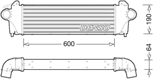 DIT12005 DENSO Chłodnica powietrza intercooler