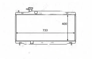 chłodnica honda 58458 NRF