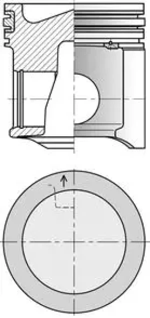 41522600 KOLBENSCHMIDT Tłok silnika