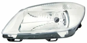 Reflektor lampa lewa z silniczkiem do regulacji SKODA FABIA 2 ABAKUS