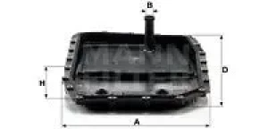 H 50 002 MANN-FILTER Filtr hydrauliczny skrzyni biegów