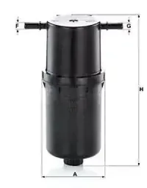 2.0 TDI Filtr paliwa VW CRAFTER MANN-FILTER