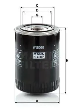 Filtr oleju MITSUBISHI L200 MANN-FILTER