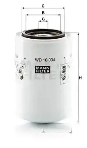 Filtr hydrauliczny skrzyni biegów VOLVO None MANN-FILTER