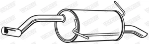 1.4, 1.25 FORD FIESTA VI Tłumik końcowy WALKER