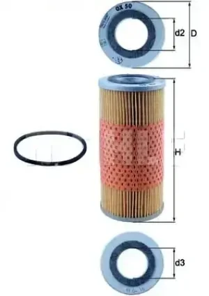 Filtr oleju JAGUAR E-TYPE KNECHT