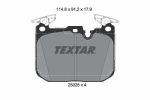 Klocki hamulcowe przód BMW 4 F33 F83 TEXTAR