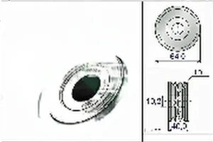 Keilriemenscheibe 410, 330, 450, 370 VOLVO FMX INA