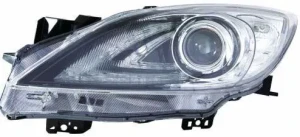 216-1159LMLEHM2 ABAKUS Reflektor lampa lewa ksenon z silniczkiem do regulacji
