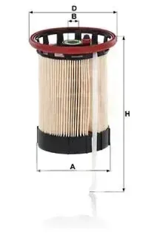 2.0 TDI Filtr paliwa SKODA SUPERB III MANN-FILTER