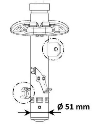 3338004 KYB Amortyzator