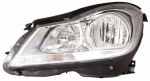 Reflektor lampa prawa z silniczkiem do regulacji MERCEDES-BENZ KLASA E S210 ABAKUS