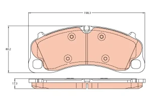 Klocki hamulcowe przód PORSCHE 911 VII TRW