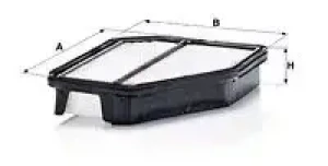 Type R HONDA CIVIC VIII Filtr powietrza MANN-FILTER