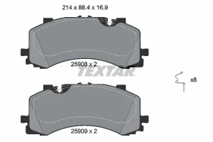 Klocki hamulcowe przód AUDI A7 II TEXTAR