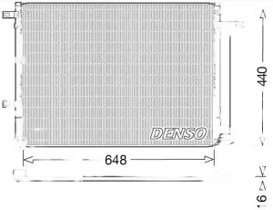 DCN06018 DENSO Skraplacz chłodnica klimatyzacji