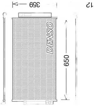 2.0 CRD, 1.4, 1.4 LPG, 1.6, 1.6 CRD, 1.4 4x4 Skraplacz chłodnica klimatyzacji JEEP RENEGADE DENSO