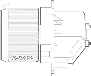 Dmuchawa wentylator nawiewu FIAT PANDA DENSO