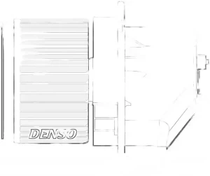 Dmuchawa wentylator nawiewu FIAT PANDA III DENSO