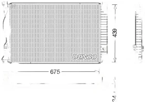 DRM02028 DENSO Chłodnica wody