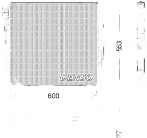 DRM05008 DENSO Chłodnica wody