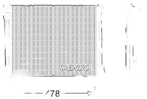 DRM09043 DENSO Chłodnica wody