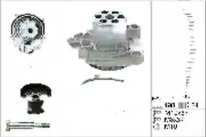 1.9 JTD, 1.9 JTDM ALFA ROMEO 147 I Kit distribuzione + pompa acqua INA
