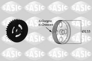 2.0, 2.0 LPG FORD MONDEO IV Koło pasowe SASIC